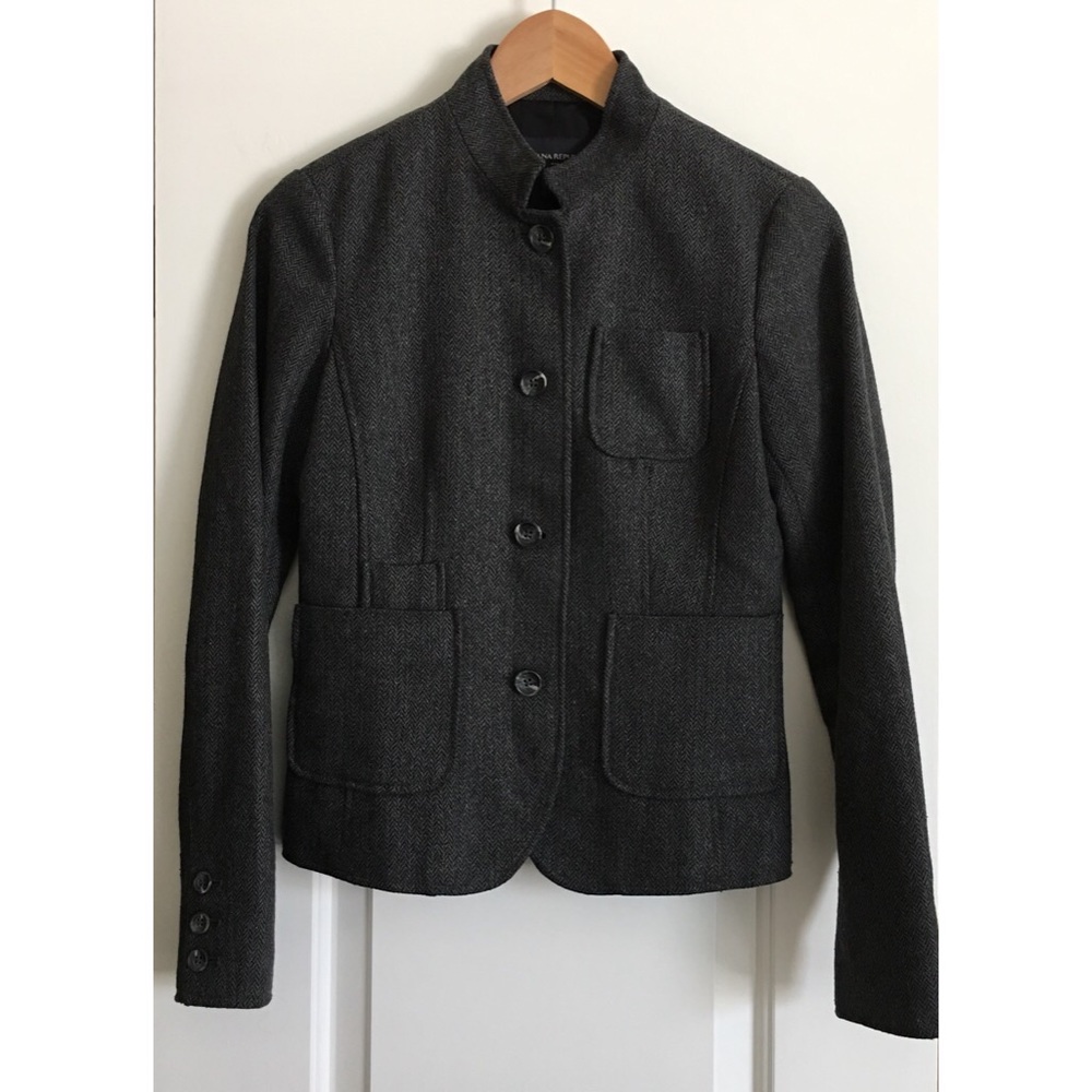 Banana Republic Factory Tweed Jacket Blazer